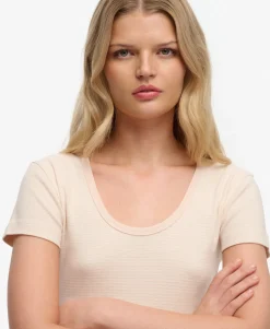 Athletic Essentials Striped Short Sleeve Top