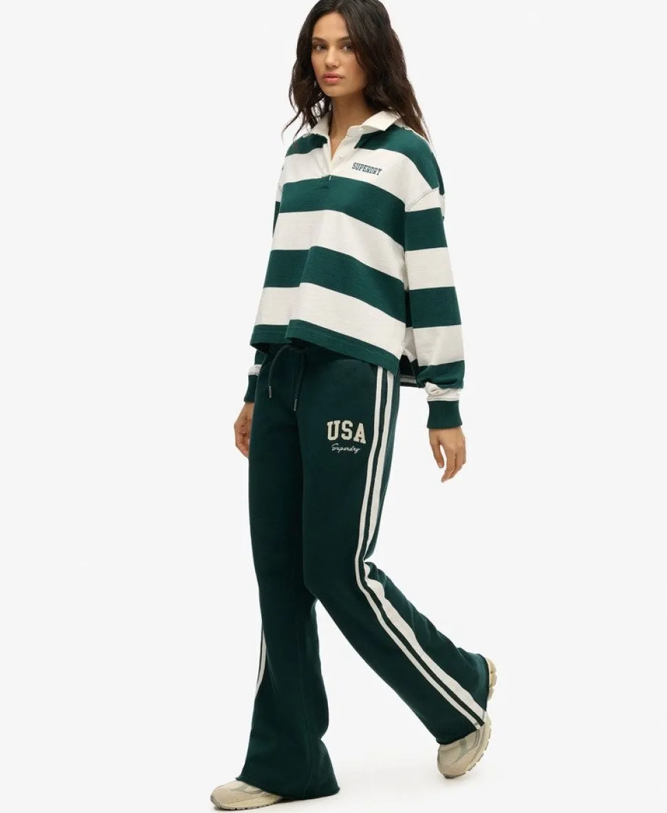 Athletic Essentials Stripe Flare Joggers