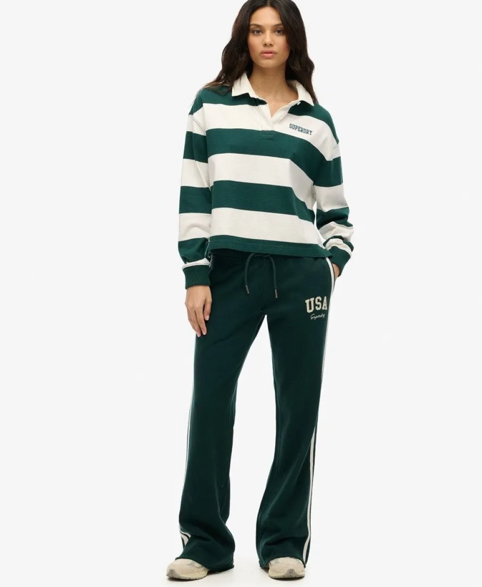 Athletic Essentials Stripe Flare Joggers
