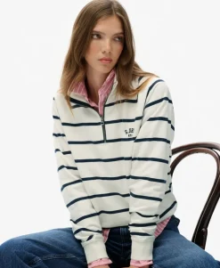 Athletic Essentials Stripe Half Zip Sweatshirt