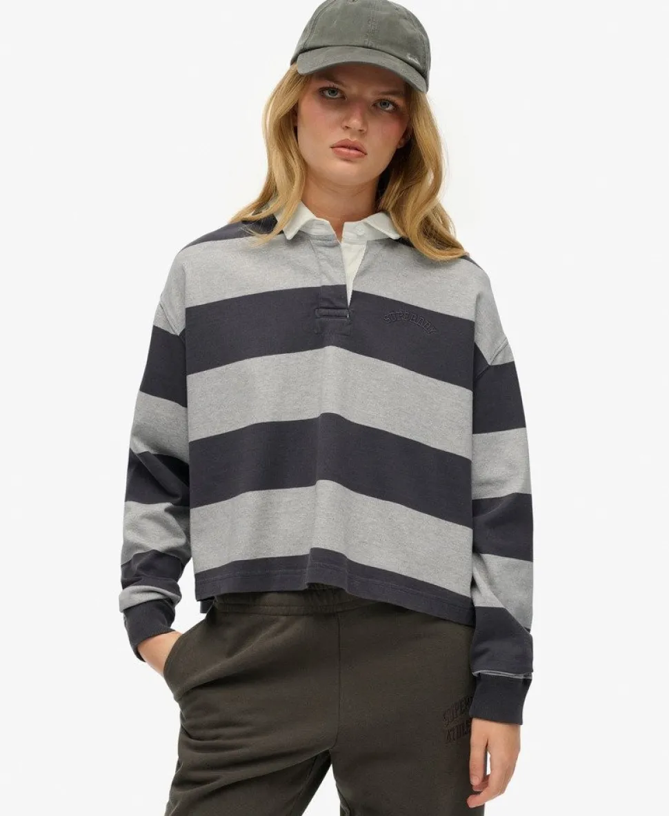 Athletic Essentials Stripe Rugby Top