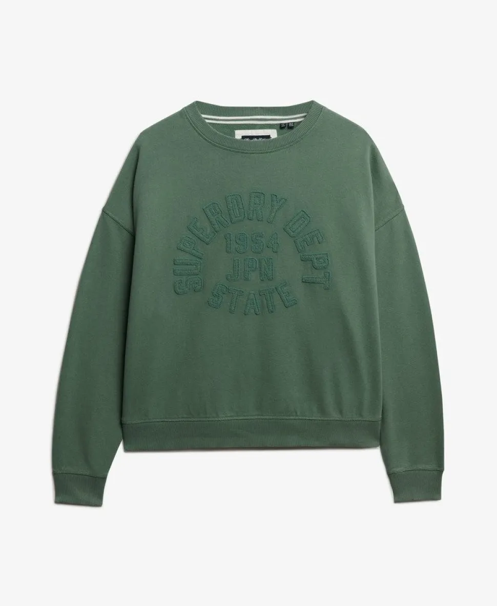 Athletic Essentials Tonal Applique Crew Sweatshirt