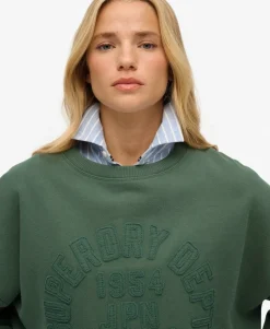 Athletic Essentials Tonal Applique Crew Sweatshirt