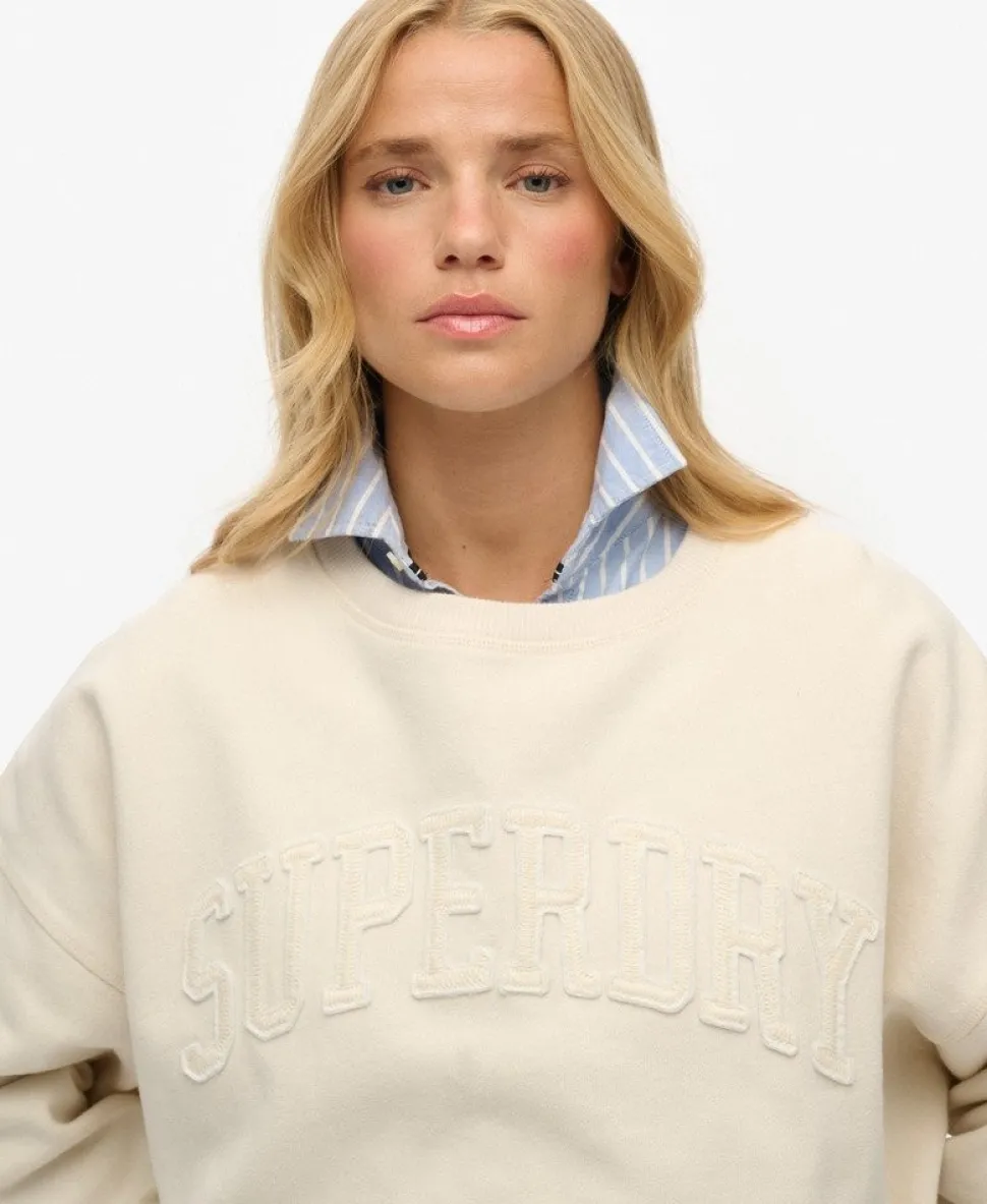 Athletic Essentials Tonal Applique Crew Sweatshirt
