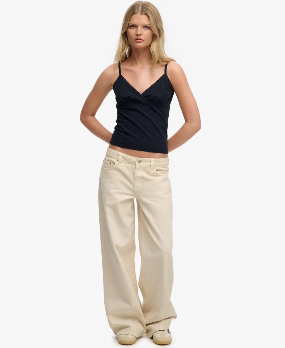 Athletic Essentials Trim V-Neck Vest Top