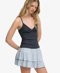 Athletic Essentials V-Neck Waffle Cami Top