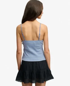 Athletic Essentials V-Neck Waffle Cami Top