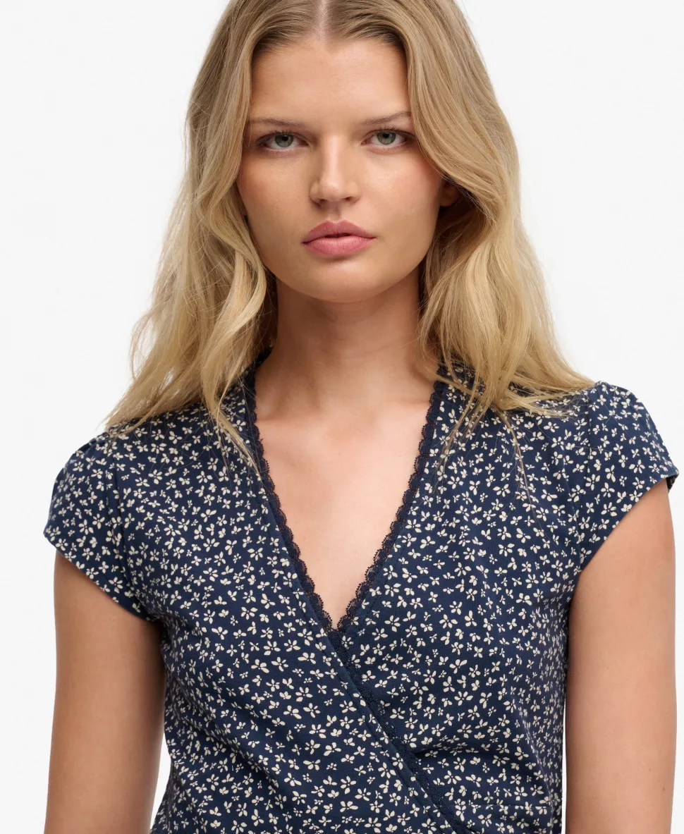 Athletic Essential Wrap Dress
