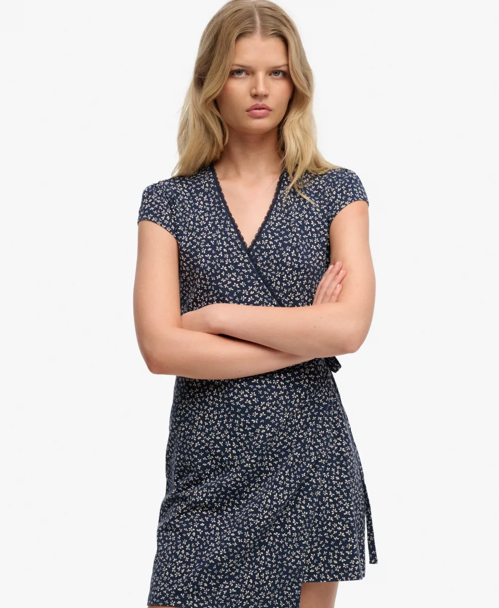 Athletic Essential Wrap Dress