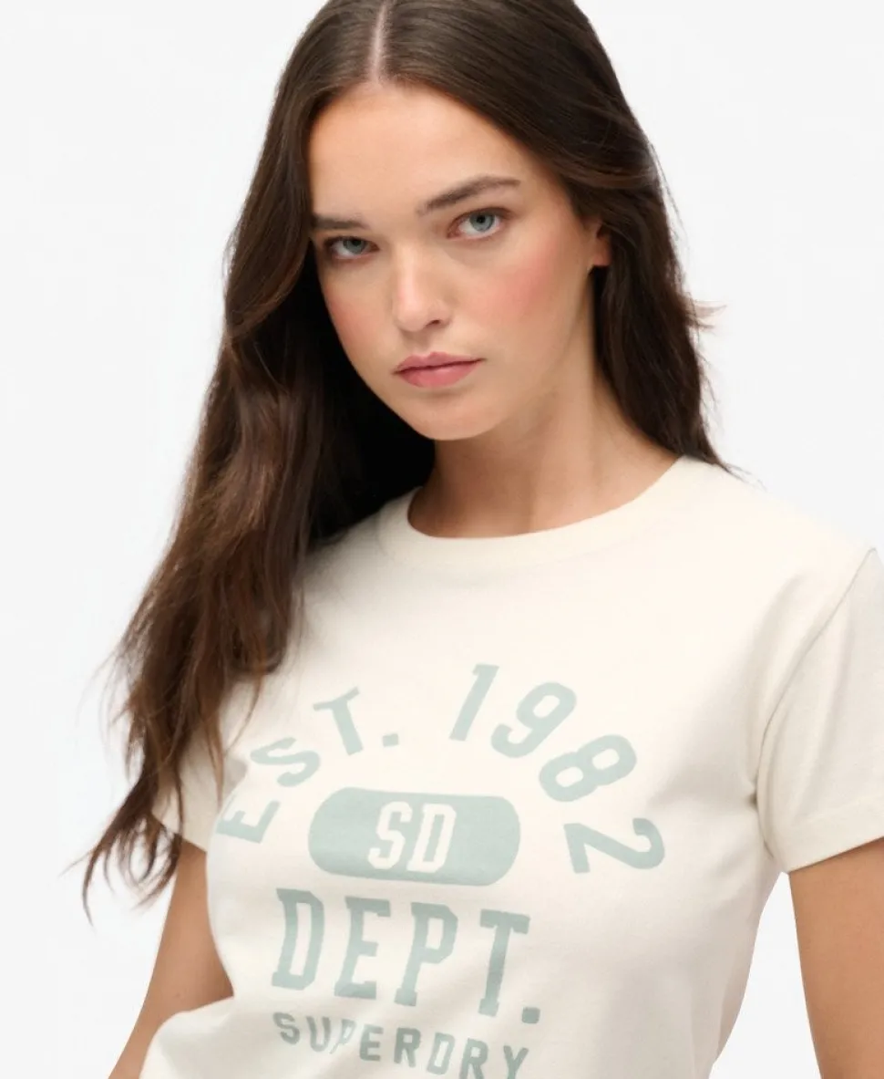 Athletic Graphic Fitted T-Shirt