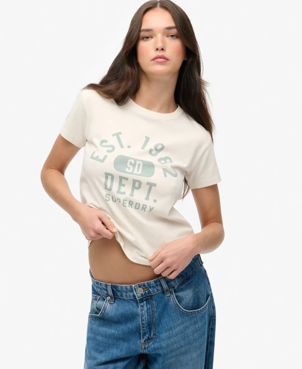 Athletic Graphic Fitted T-Shirt