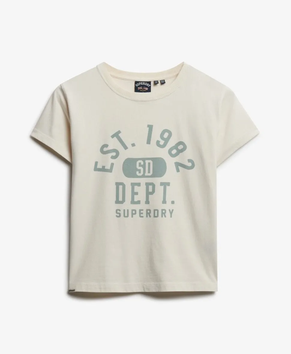 Athletic Graphic Fitted T-Shirt