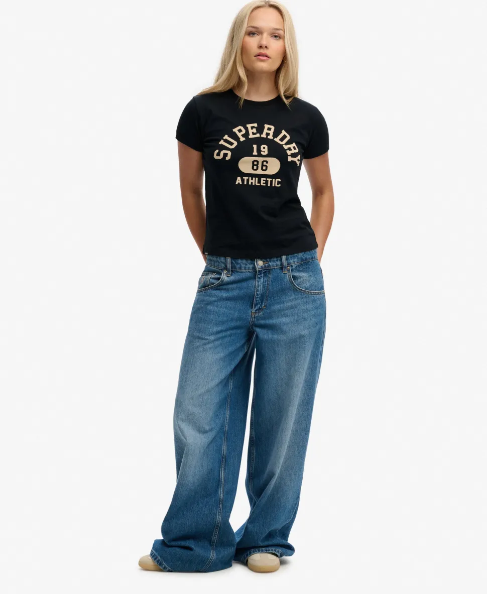 Athletic Graphic Fitted T-Shirt