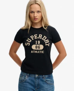 Athletic Graphic Fitted T-Shirt