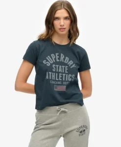 Athletic Graphic Fitted T-Shirt