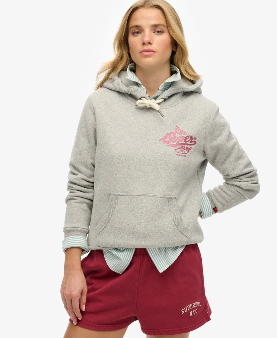 Athletic Metallic Hoodie