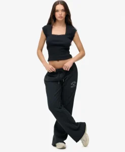 Athletic Print Flare Joggers