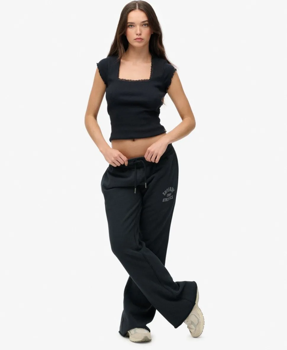 Athletic Print Flare Joggers