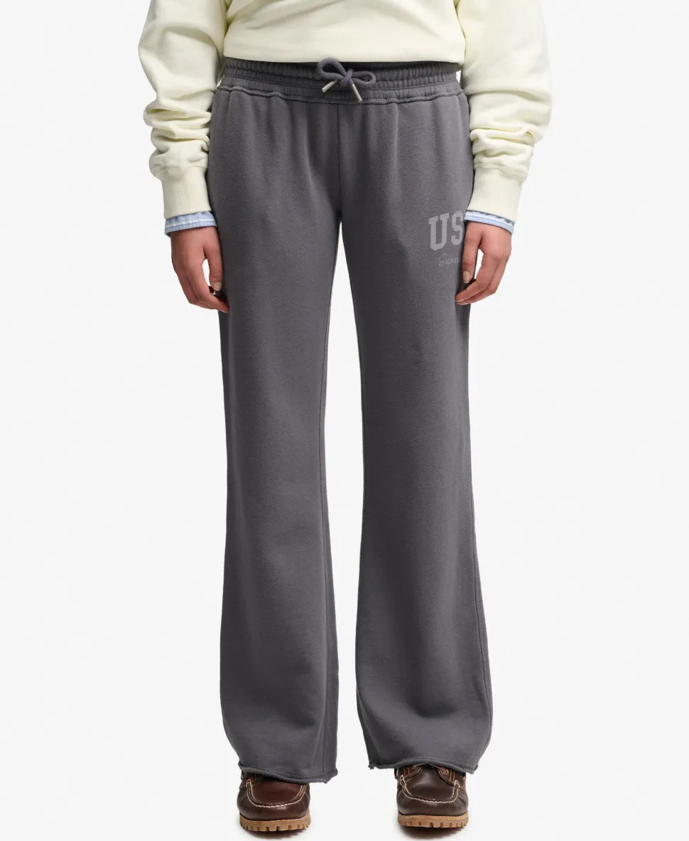 Athletic Print Flare Joggers