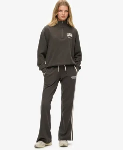 Athletic Stripe Flare Joggers