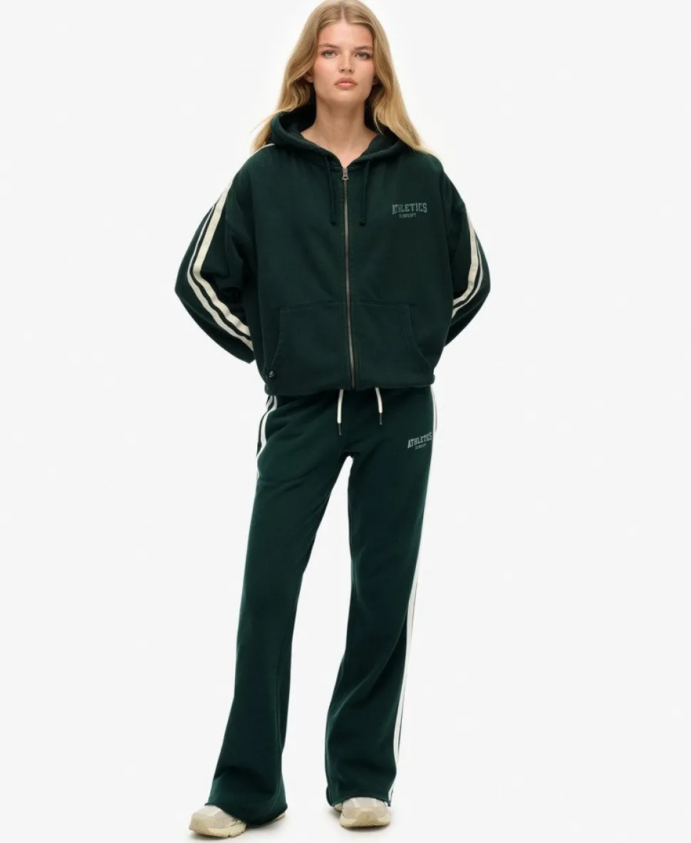Athletic Stripe Flare Joggers