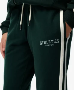 Athletic Stripe Flare Joggers