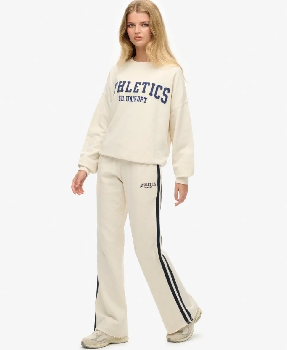 Athletic Stripe Flare Joggers