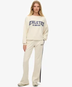 Athletic Stripe Flare Joggers