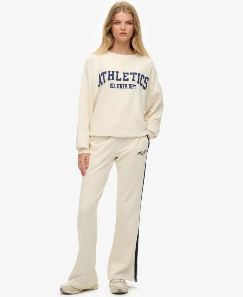 Athletic Stripe Flare Joggers