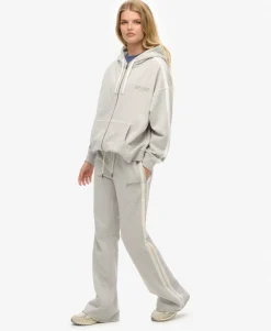 Athletic Stripe Flare Joggers