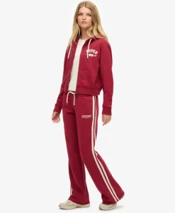 Athletic Stripe Flare Joggers