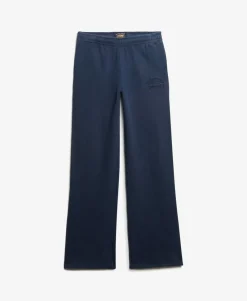 Athletic Tonal Embroidered Wide Leg Joggers