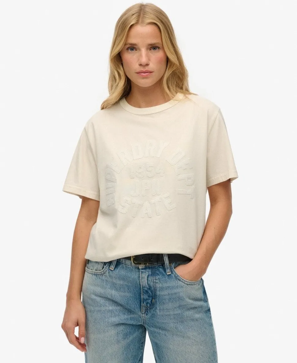 Athletic Tonal Oversized T-Shirt