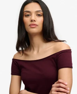 Bardot Short Sleeve Off Shoulder Top