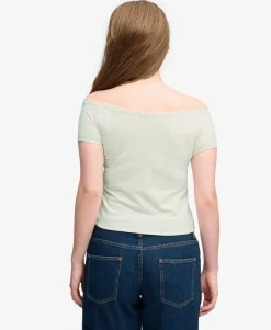 Bardot Short Sleeve Off Shoulder Top
