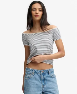 Bardot Short Sleeve Off Shoulder Top
