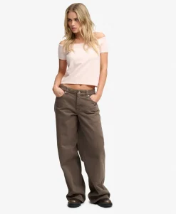 Bardot Short Sleeve Off Shoulder Top