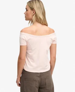 Bardot Short Sleeve Off Shoulder Top