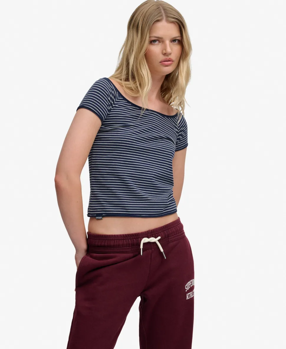 Bardot Short Sleeve Off Shoulder Top