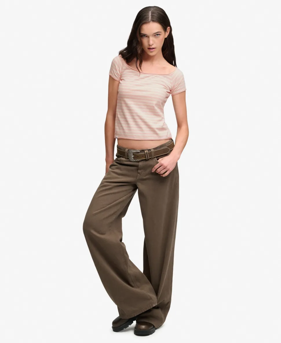 Bardot Short Sleeve Off Shoulder Top