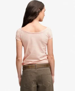 Bardot Short Sleeve Off Shoulder Top
