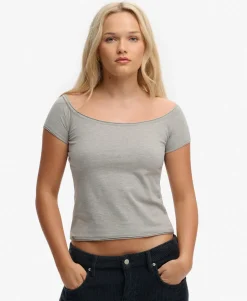 Bardot Short Sleeve Off Shoulder Top