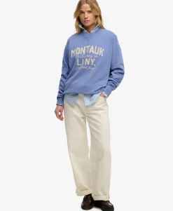 Beach Club Loose Crew Sweatshirt