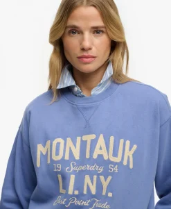Beach Club Loose Crew Sweatshirt