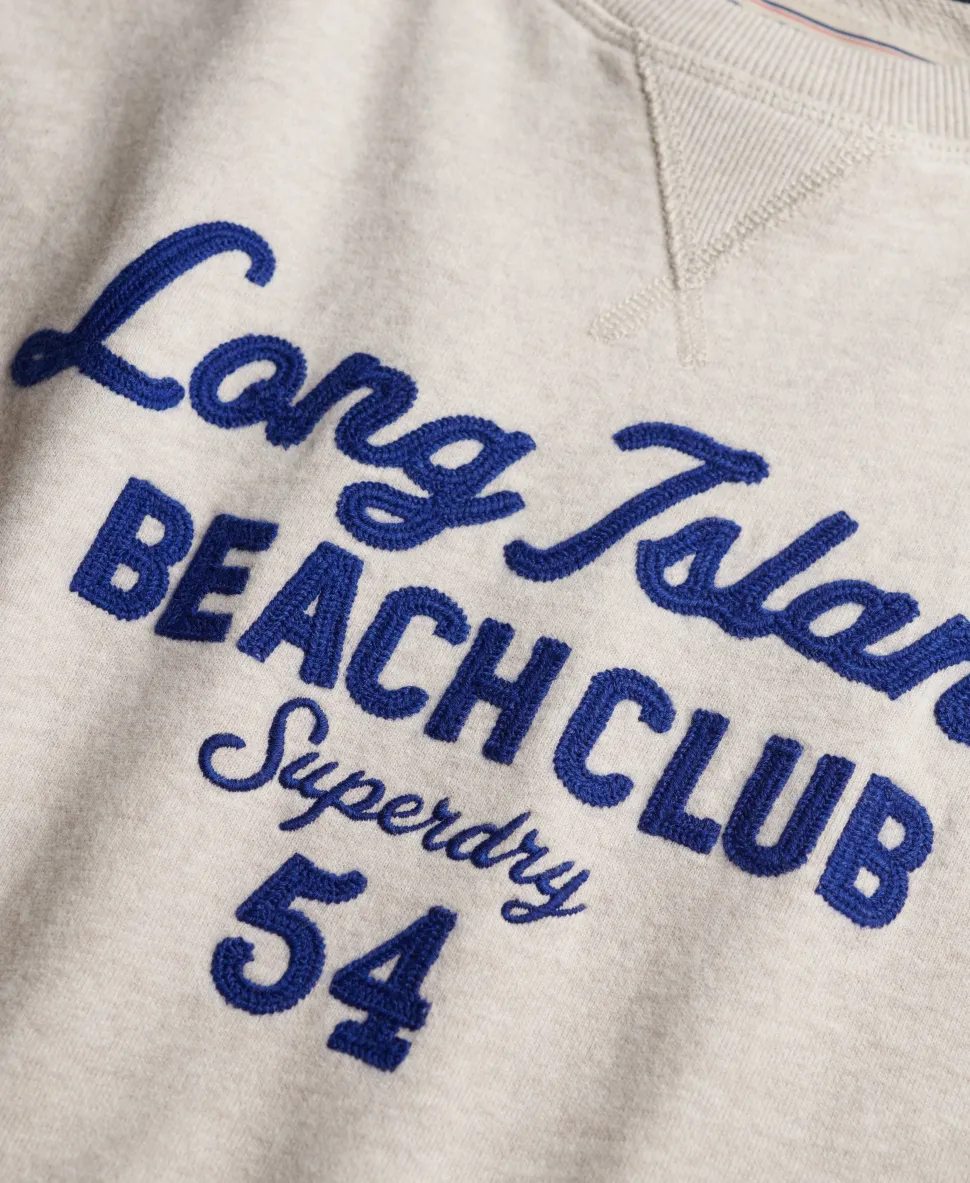 Beach Club Loose Crew Sweatshirt