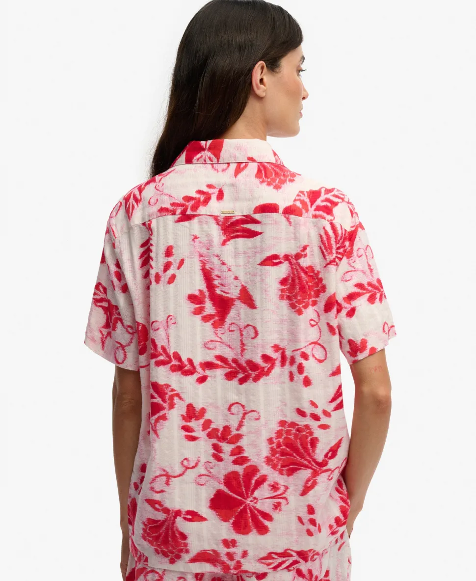 Beach Printed Short Sleeve Shirt