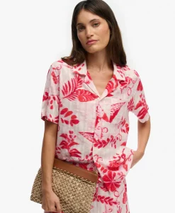 Beach Printed Short Sleeve Shirt