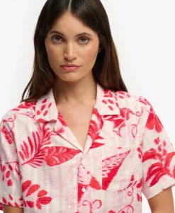 Beach Printed Short Sleeve Shirt