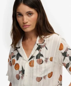 Beach Printed Short Sleeve Shirt