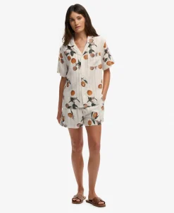 Beach Printed Short Sleeve Shirt